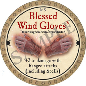 Blessed Wind Gloves - 2018 (Gold) - C131