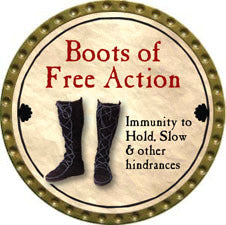 Boots of Free Action - 2011 (Gold) - C17