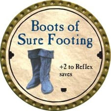 Boots of Sure Footing - 2008 (Gold) - C98