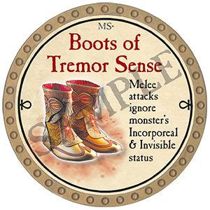 Boots of Tremor Sense - 2024 (Gold) - C131