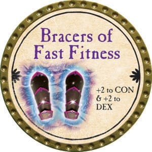 Bracers of Fast Fitness - 2015 (Gold) - C136