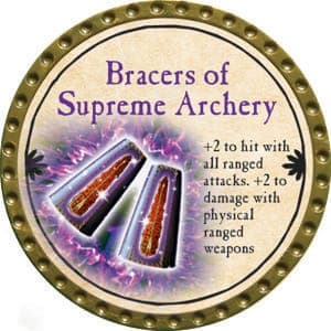 Bracers of Supreme Archery - 2015 (Gold) - C131