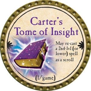 Carter’s Tome of Insight - 2015 (Gold) - C134