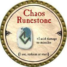 Chaos Runestone - 2010 (Gold) - C132