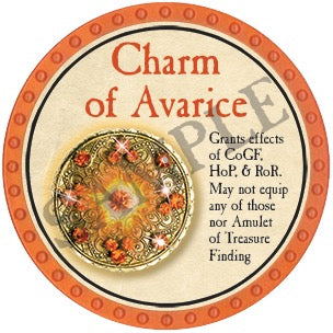 Charm of Avarice - 2019 (Orange) - C134