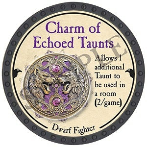 Charm of Echoed Taunts - 2025 (Onyx)