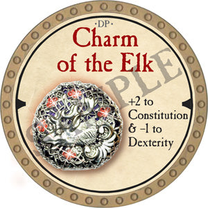 Charm of the Elk - 2019 (Gold) - C17