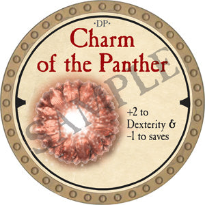 Charm of the Panther - 2019 (Gold) - C66