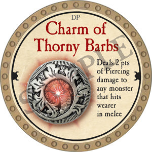 Charm of Thorny Barbs - 2018 (Gold) - C17