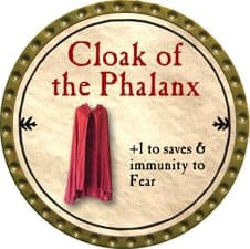 Cloak of the Phalanx - 2009 (Gold) - C37