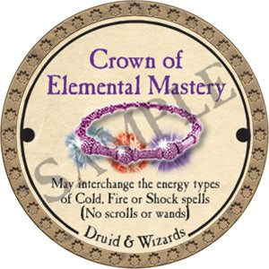 Crown of Elemental Mastery - 2017 (Gold) - C136