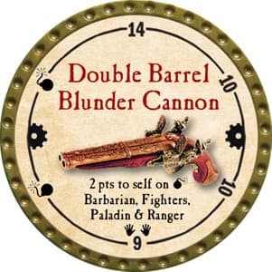 Double Barrel Blunder Cannon - 2013 (Gold) - C17