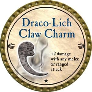 Draco-Lich Claw Charm - 2012 (Gold) - C136