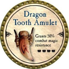 Dragon Tooth Amulet - 2010 (Gold) - C98