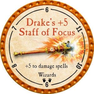 Drake’s +5 Staff of Focus - 2015 (Orange) - C136