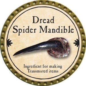 Dread Spider Mandible - 2015 (Gold) - C17