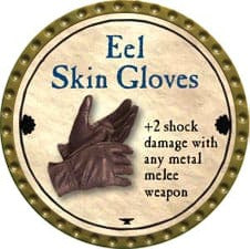 Eel Skin Gloves - 2011 (Gold) - C133