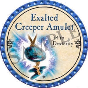 Exalted Creeper Amulet - 2016 (Light Blue) - C17