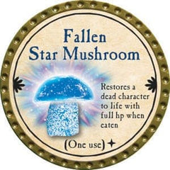 Fallen Star Mushroom - 2015 (Gold) - C87