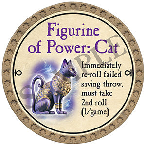 Figurine of Power: Cat - 2024 (Gold) - C12