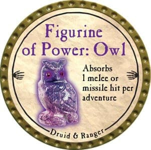 Figurine of Power: Owl - 2012 (Gold) - C134