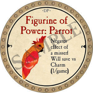 Figurine of Power: Parrot - 2022 (Gold) - C66