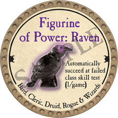 Figurine of Power: Raven - 2018 (Gold) - C134