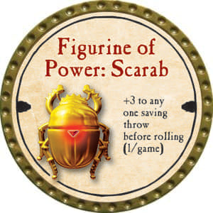 Figurine of Power: Scarab - 2014 (Gold) - C131