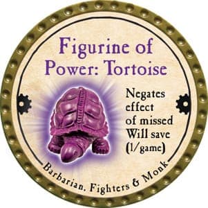 Figurine of Power: Tortoise - 2013 (Gold) - C132