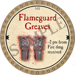 Flameguard Greaves - 2018 (Gold) - C134