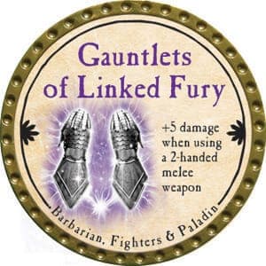 Gauntlets of Linked Fury - 2015 (Gold) - C136