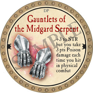 Gauntlets of the Midgard Serpent - 2018 (Gold) - C131