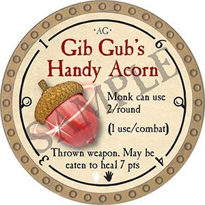 Gib Gub's Handy Acorn - 2023 (Gold) - C134