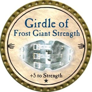 Girdle of Frost Giant Strength - 2012 (Gold) - C132