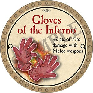 Gloves of the Inferno - 2023 (Gold) - C20