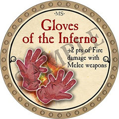 Gloves of the Inferno - 2023 (Gold) - C20