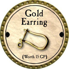 Gold Earring - 2011 (Gold) - C17