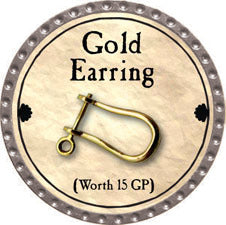 Gold Earring - 2011 (Platinum) - C17