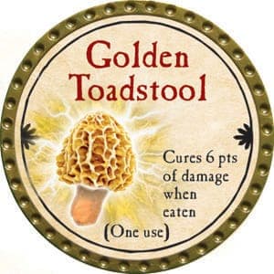 Golden Toadstool - 2015 (Gold) - C131