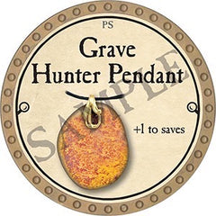 Grave Hunter Pendant - 2023 (Gold) - C134