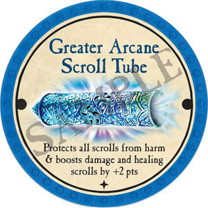 Greater Arcane Scroll Tube - 2017 (Light Blue) - C132