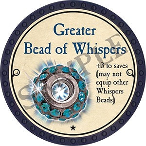 Greater Bead of Whispers - 2023 (Blue) - C20