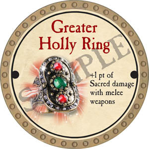 Greater Holly Ring - 2017 (Gold) - C131