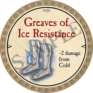 Greaves of Ice Resistance - 2021 (Gold) - C134