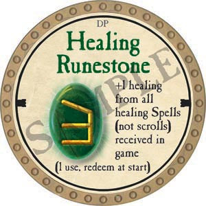 Healing Runestone - 2020 (Gold) - C134