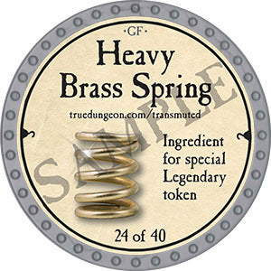 Heavy Brass Spring - 2022 (Platinum) - C87