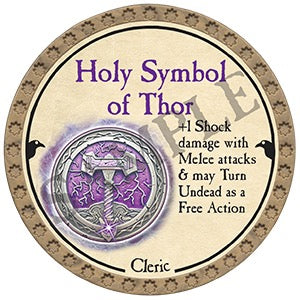 Holy Symbol of Thor - 2025 (Gold)