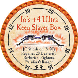 Io’s +4 Ultra Keen Slayer Bow - 2014 (Orange) - C134