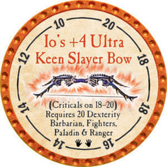 Io’s +4 Ultra Keen Slayer Bow - 2014 (Orange) - C134