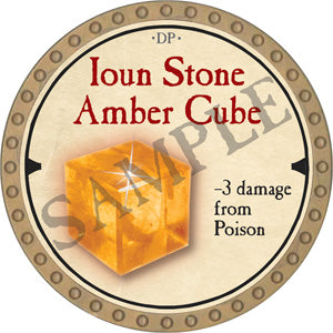 Ioun Stone Amber Cube - 2019 (Gold) - C132